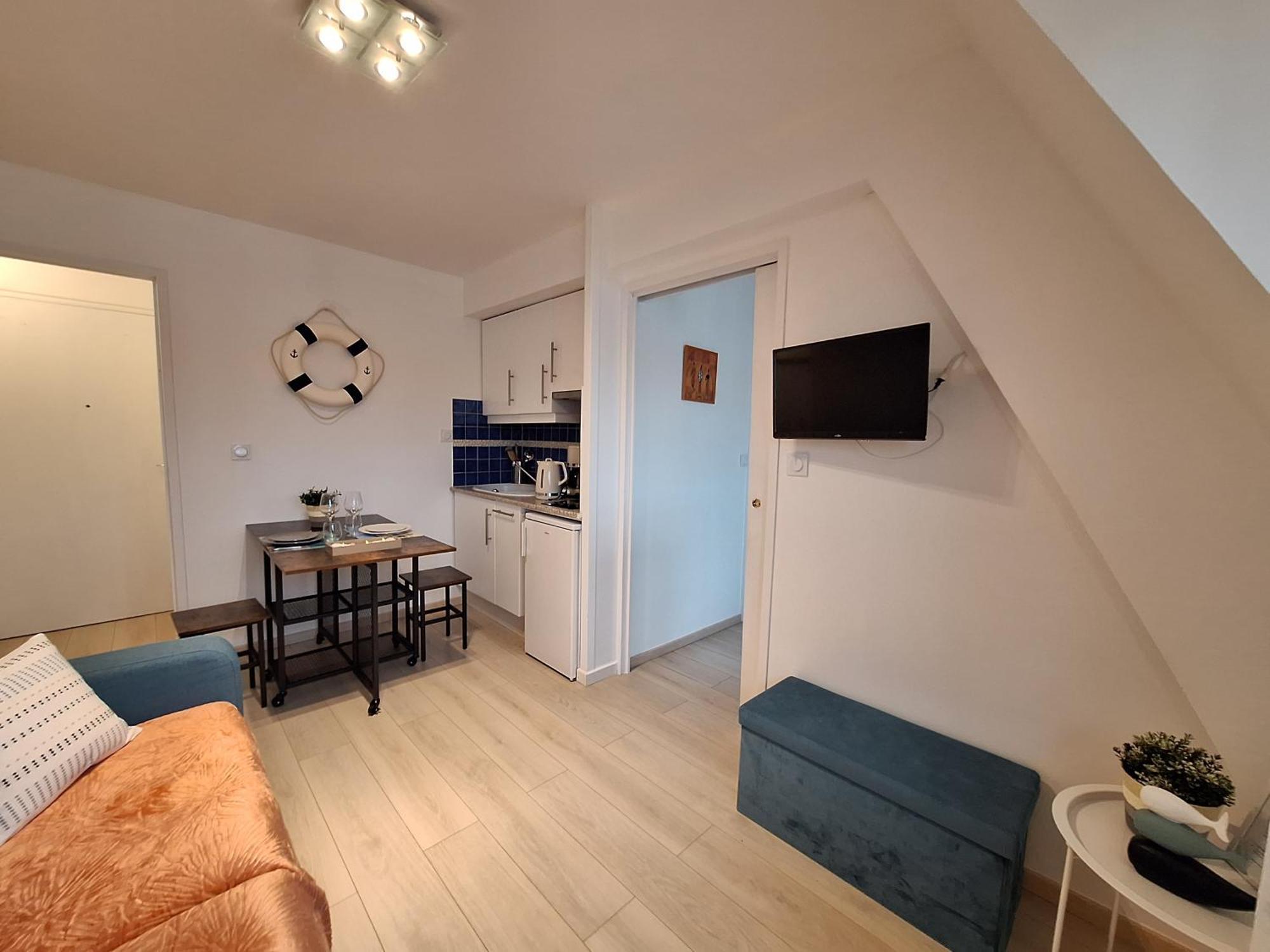 Super Deauville Appartement 2 Pieces Cosy Proche Plage Plein Sud 滨海维莱 外观 照片